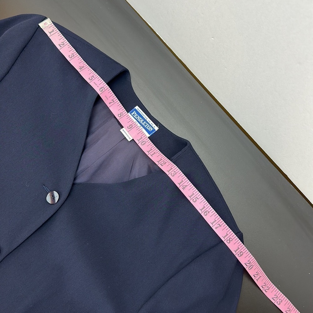 Vintage‎ Pendleton Plus 4 Button Suit Jacket Blaz… - image 10